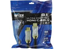 Wize WAVC-HDMI8K-3M Кабель HDMI to HDMI (19M -19M) 3м ver2.1 139459 