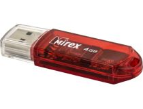 13600-FMURDE04 Флеш накопитель 4GB Mirex Elf, USB 2.0, Красный