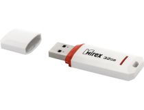 13600-FMUKWH32 Флеш накопитель 32GB Mirex Knight, USB 2.0, Белый