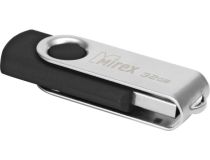 Mirex Swivel Black 13600-FMURUS32 USB2.0 Flash Drive 32Gb (RTL)