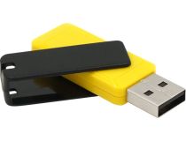 13600-FMUCYL04 Флеш накопитель 4GB Mirex City, USB 2.0, Желтый