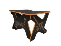 Generic Comfort Gamer Mini Seven/DS/NO Игровой стол чёрно-оранжевый (ЛДСП Е1, 120 x 90 x 75)