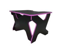 Generic Comfort Gamer Mini/DS/NP Игровой стол чёрно-розовый (ЛДСП 25мм ,120 x 90 x 75 см)