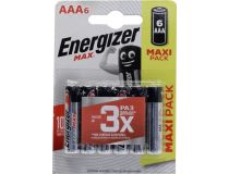 Energizer MAX (LR03) Size AAA , 1.5V, щелочной (alkaline) уп.6 шт 