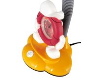 CAMELION KD-388 C07 жёлтый (Светильник настольный с часами, 230В, 40Вт, E27)