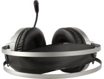 Наушники с микрофоном Bloody J200S Grey (USB, шнур 2м, с регулятором громкости)