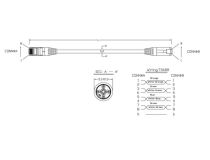 230126 Hyperline PC-LPM-STP-RJ45-RJ45-C5e-10M-LSZH-GN П-корд F/UTP, экранир., Cat.5е , LSZH, 10 м, зел