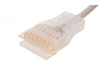 229903 Hyperline PC-110-RJ45-4P-C5e-1M-LSZH-GY Патч-корд 110 тип - RJ-45, 4 пары, Cat.5e, LSZH, 1 м, серый