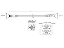 230327 Hyperline PC-LPM-UTP-RJ45-RJ45-C6-15M-LSZH-GY Патч-корд U/UTP, Cat.6 , LSZH, 15 м, серый