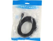 Patch Cord UTP кат.6 8м, чёрный, плоский