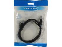 Patch Cord UTP кат.6 2м, чёрный, плоский