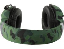 Наушники с микрофоном Ritmix RH-566M Gaming Khaki Green (с регулятором громкости, шнур 1.8м)
