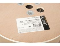 Кабель UTP 4 пары кат.5e катушка 500м Hyperline  UUTP4-C5E-S24-OUT-PE-BK-500  для внеш. Прокладки