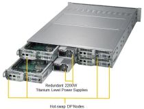 sS9500/pro2U (S924L2Fi): 4 x (2 x Xeon Silver 4210R, 128 Гб, 2 x 480 Гб SSD, RAID)
