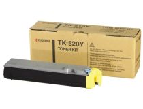TK-520Y Тонер-картридж Kyocera FS-C5015N yellow (о) 4k