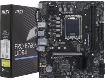 MSI PRO B760M-E DDR4 (RTL) LGA1700 B760 PCI-E HDMI GbLAN SATA MicroATX 2DDR4