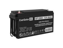 Аккумуляторная батарея ExeGate GP12650 (12V 65Ah, под болт М6)  EX282981RUS 