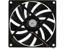 Cryorig QT90 Silent (4пин, 92x92x15мм, 30дБ, 600-2250об/мин)