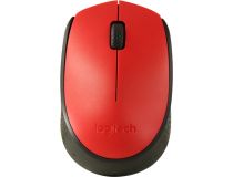 Logitech M170 Red Wireless Mouse  910-004648  (RTL) USB 3btn+Roll