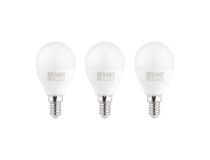 604-209-3 Лампа светодиодная REXANT Шарик (GL) 11.5 Вт E14 1093 Лм 6500 K холодный свет (3 шт./уп.)