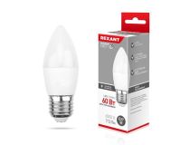 604-022 Лампа светодиодная Свеча (CN) 7,5Вт E27 713Лм 6500K холодный свет REXANT