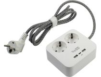 Сетевой фильтр TopON TOP-PWS2 102928 1.5м (2 розетки, 2xUSB, USB-C)