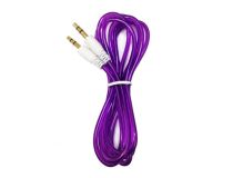 Кабель аудио CBR 3.5 jack Super Link , Human Friends (Shine) Purple, 1,5 м.