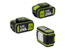 TopON TOP-PTGD-WX-20-5.0 Аккумулятор для Worx 20V 5.0Ah (Li-Ion) PN: WA3570