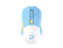 Мышь беспроводная Dareu EM901X Blue-White DPI 400/800/1600/3200/6400/12000,проводное+2.4GHz, RGB,930mAh