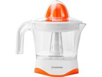 Соковыжималка цитрусовая Starwind SJ 1231 30Вт рез.сок.:1000мл. оранжевый/прозрачный
