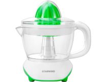 Соковыжималка цитрусовая Starwind SJ 1221 30Вт рез.сок.:700мл. зеленый/прозрачный