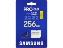 Samsung PRO Plus MB-MD256KA/KR microSDXC Memory Card 256Gb Class10 UHS-I U3 A2 V30 + microSD-- SD Adapter