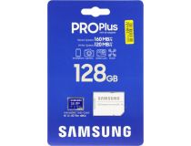 Samsung PRO Plus MB-MD128 microSDXC Memory Card 128Gb Class10 UHS-I U3 A2 V30 + microSD-- SD Adapter