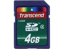 Transcend TS4GSDHC4  SDHC MemoryCard 4Gb Class4