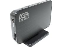 AgeStar 3UB3A8(6G)-Black (Al) (Внешний бокс для 3.5  SATA HDD, USB3.0)