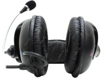 Наушники с микрофоном Defender HN-898 (шнур 3м, с регулятором громкости) 63898 