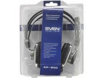 Наушники с микрофоном SVEN AP-600 (шнур 2.2м, с регулятором громкости)