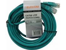 Patch Cord UTP кат.5e 10м, зелёный