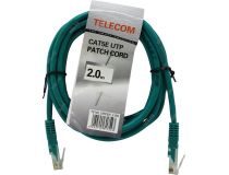 Patch Cord UTP кат.5e 2м, зелёный