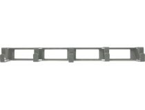 NT CO-HO G Кабельный органайзер 19 , серый горизонтальный 1U, с отверстиями