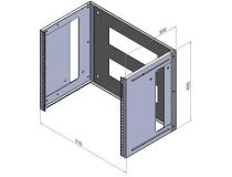 NT BRACKET 9 G Кронштейн настенный 19 , серый 9U