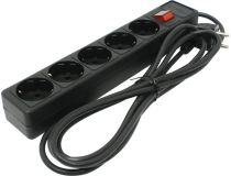 Сетевой фильтр SVEN Optima Base 5 Black 3м  ( 5 розеток)