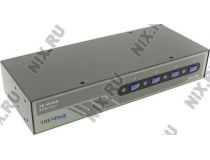 TRENDnet <TK-403KR> 4-port Rack Mount KVM Switch with Audio (клавиатура PS/2+мышь PS/2+VGA15F+Audio+Mic)(+4кабеля)