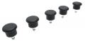 Бюрократ FootSet35 Набор заглушек для крестовины (5 шт,D=51/38.5/11мм)
