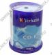 CD-R Verbatim  700Mb 52x sp. уп.100 шт  на шпинделе 43411/43430 
