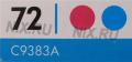 Печатающая головка HP C9383A (№72) Magenta&Cyan для DesignJet T610/T620/T770/T790/T1100/T1120/T1200/T1300/T2300