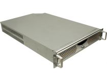 Server Case 2U Procase AD230L-0 Silver ATX без БП с дверцей