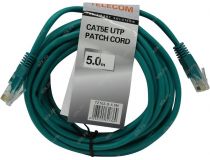 Patch Cord UTP кат.5e 5м, зелёный