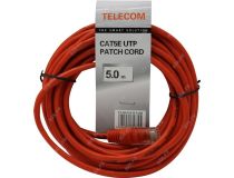 Patch Cord UTP кат.5e 5м, красный