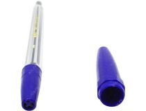 Ручка шариковая Corvina, в прозрачном корпусе, синяя (цена за 1шт, в уп-ке 50шт)